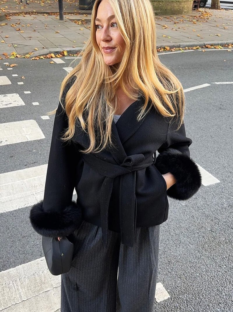 Manteau en fausse fourrure Grace