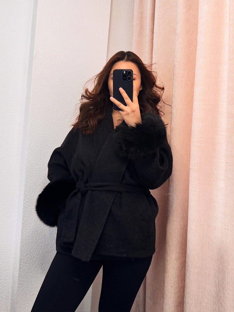 Manteau en fausse fourrure Grace