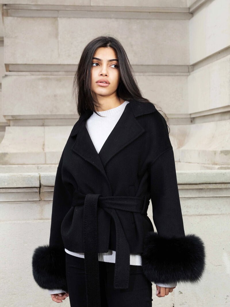 Manteau en fausse fourrure Grace