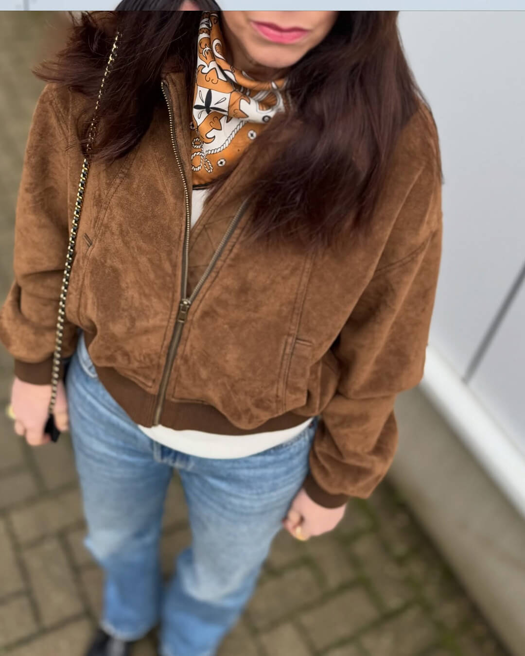Veste Heather en suédine