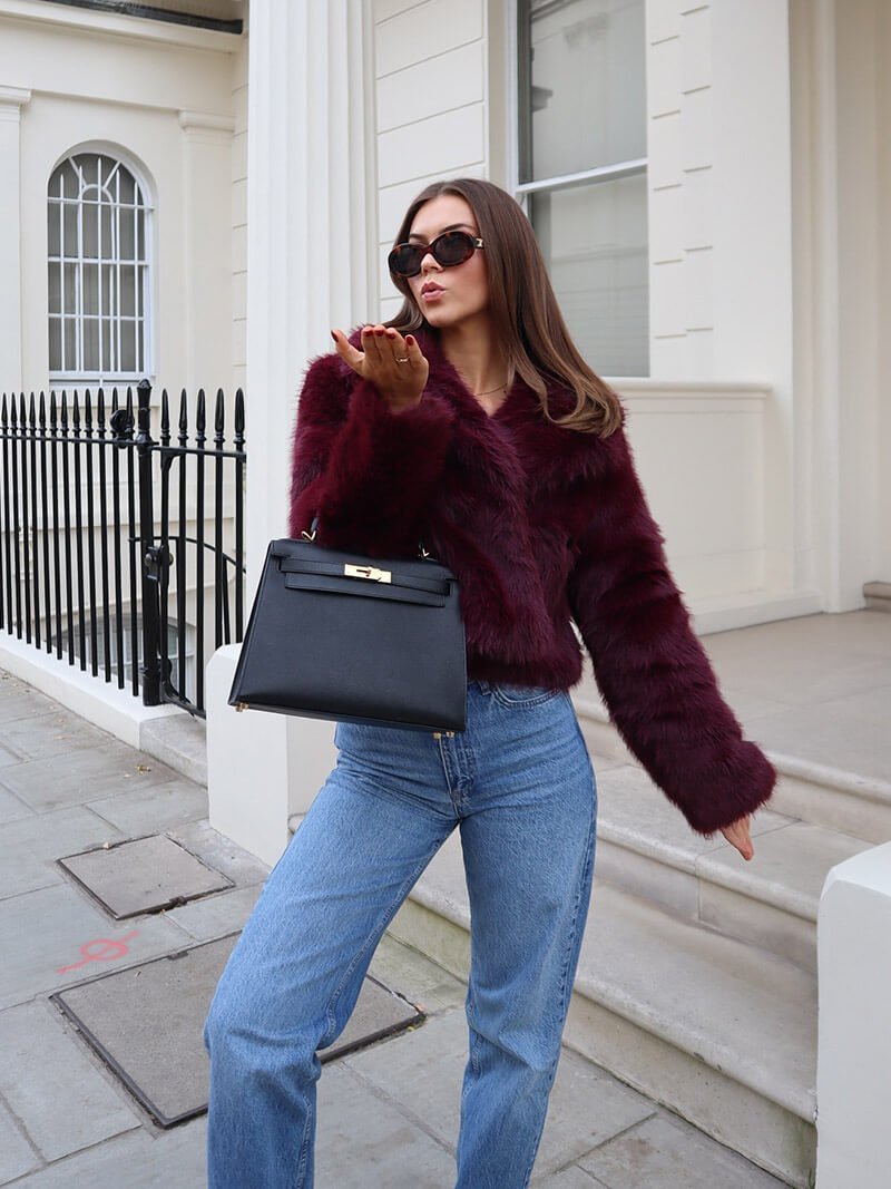 Manteau en fausse fourrure de Jenna