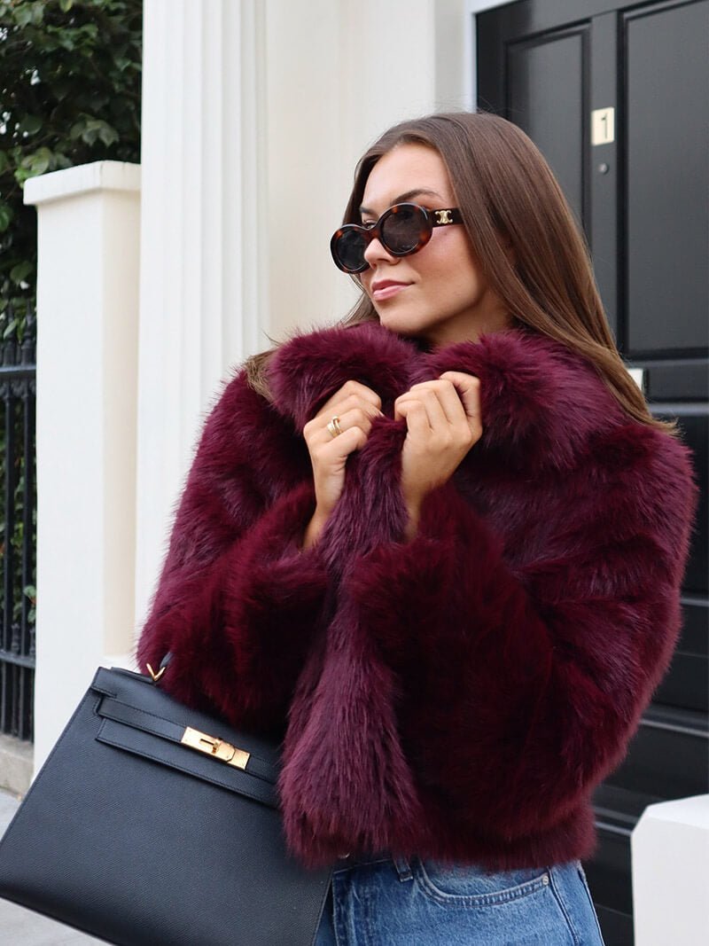 Manteau en fausse fourrure de Jenna