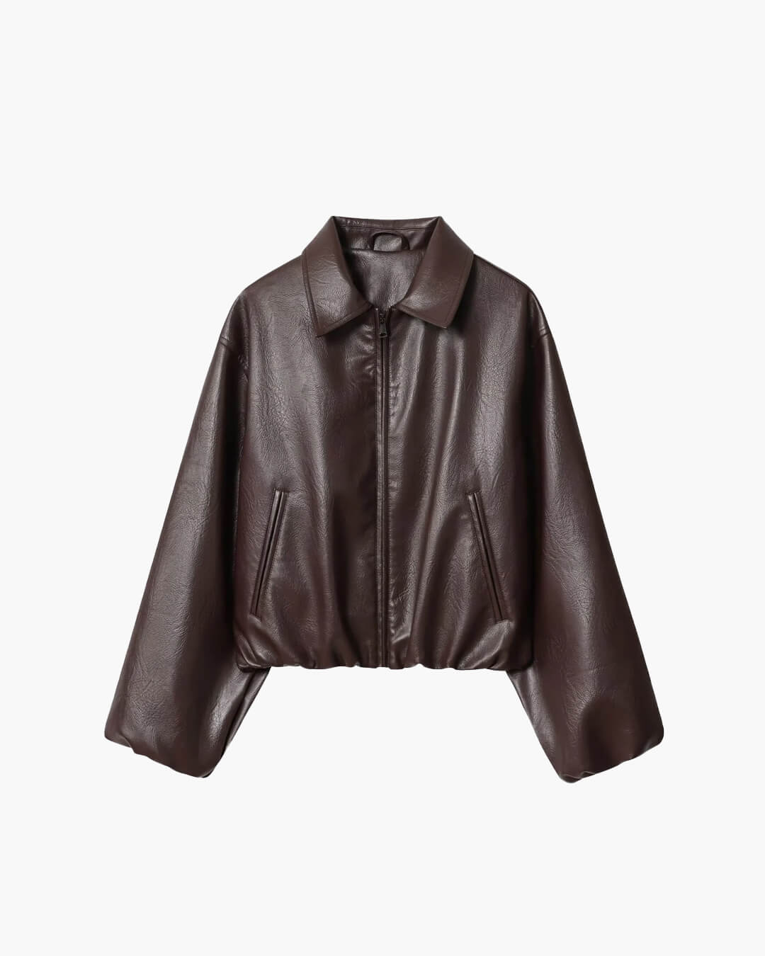 Veste bomber Jenny en similicuir