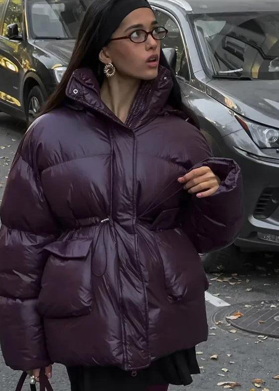 Veste matelassée brillante Jillian