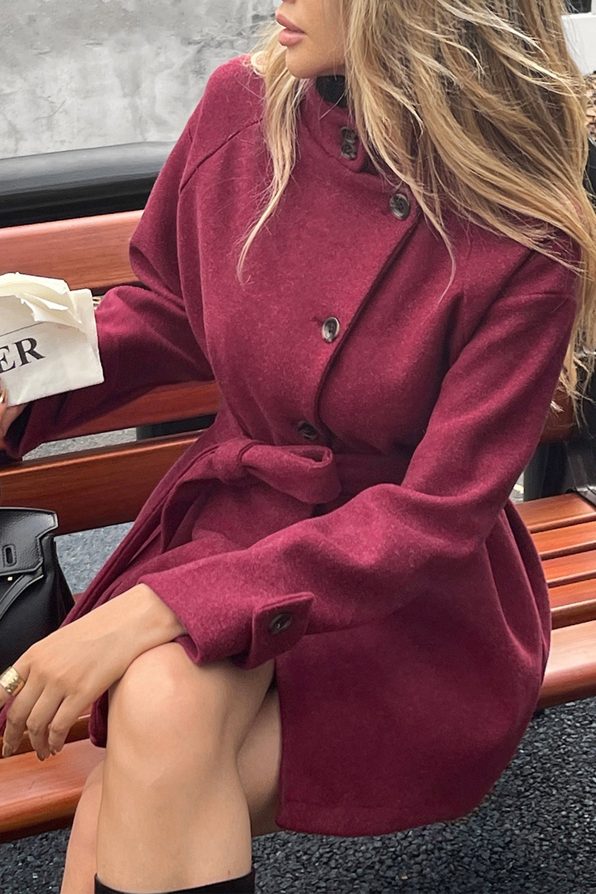 Manteau Jolina avec ceinture