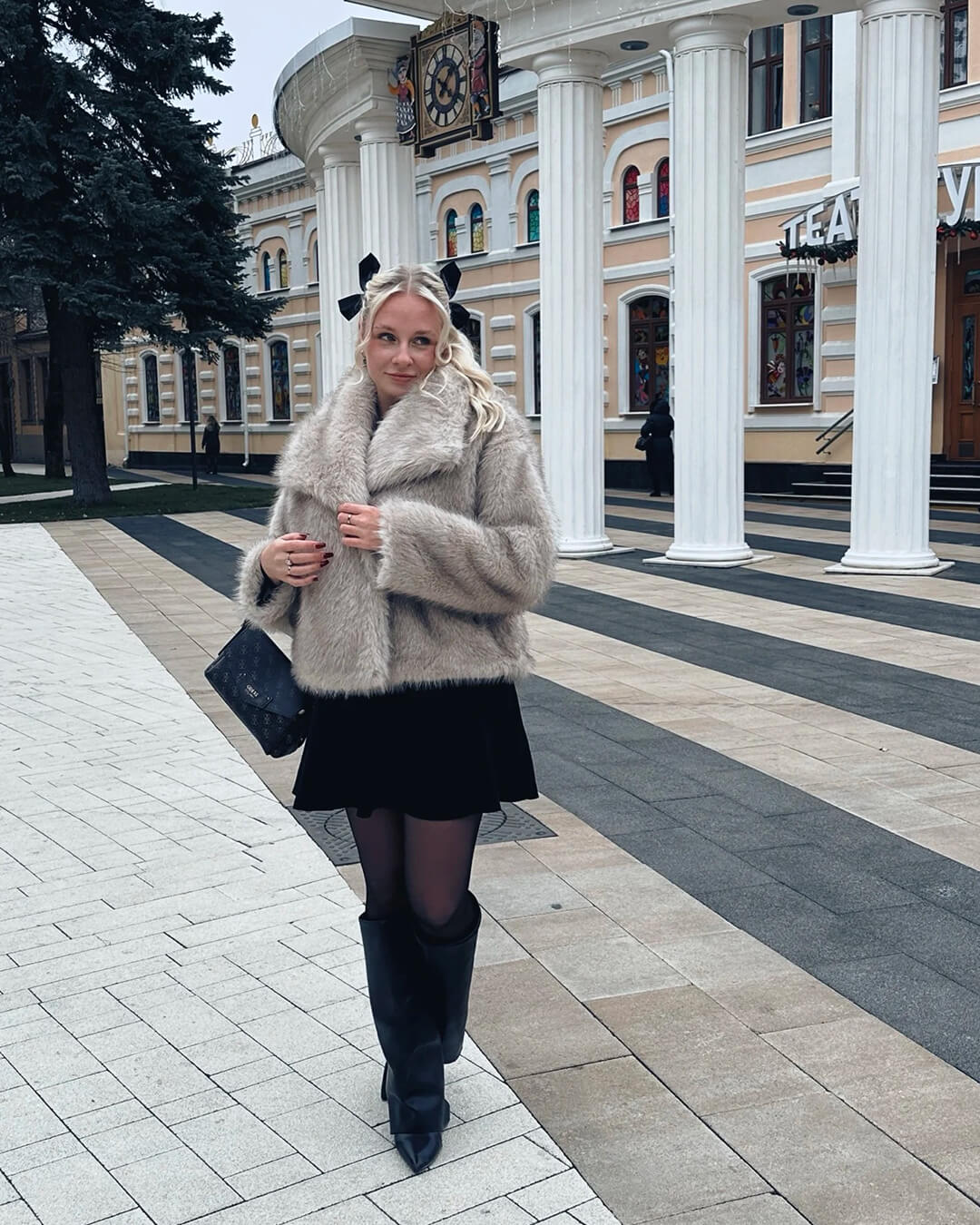 Veste en similicuir Krista