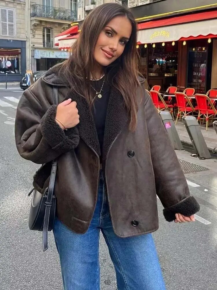Veste Laila en similicuir