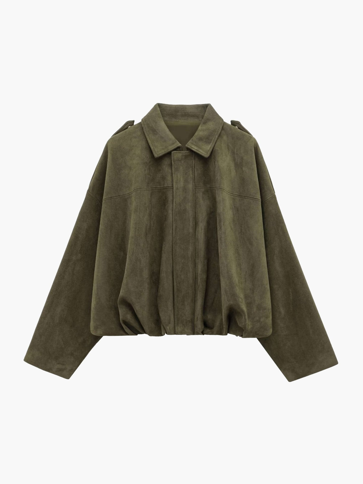 Bomber Katherine en daim