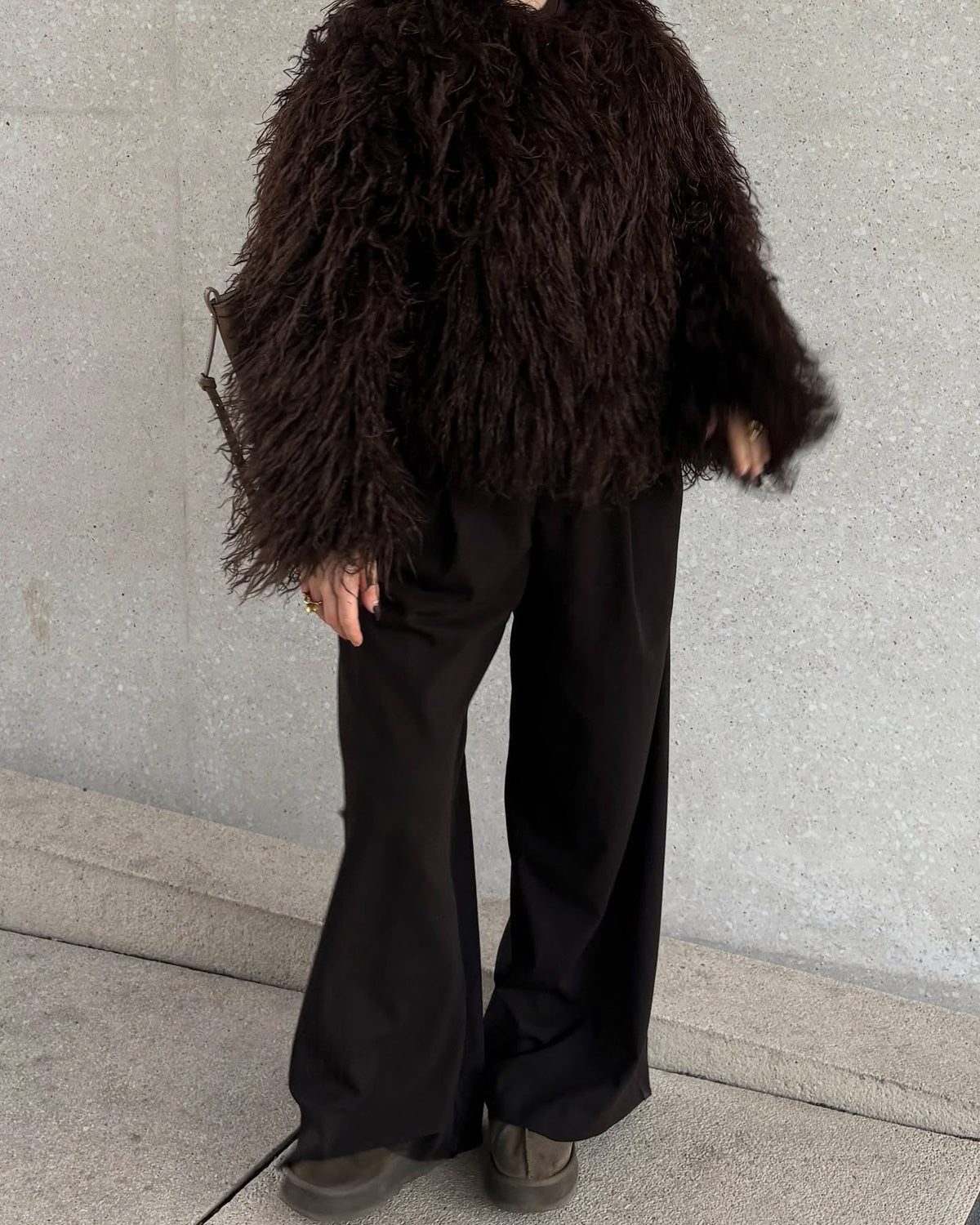 Liza Manteau en fausse fourrure douillette