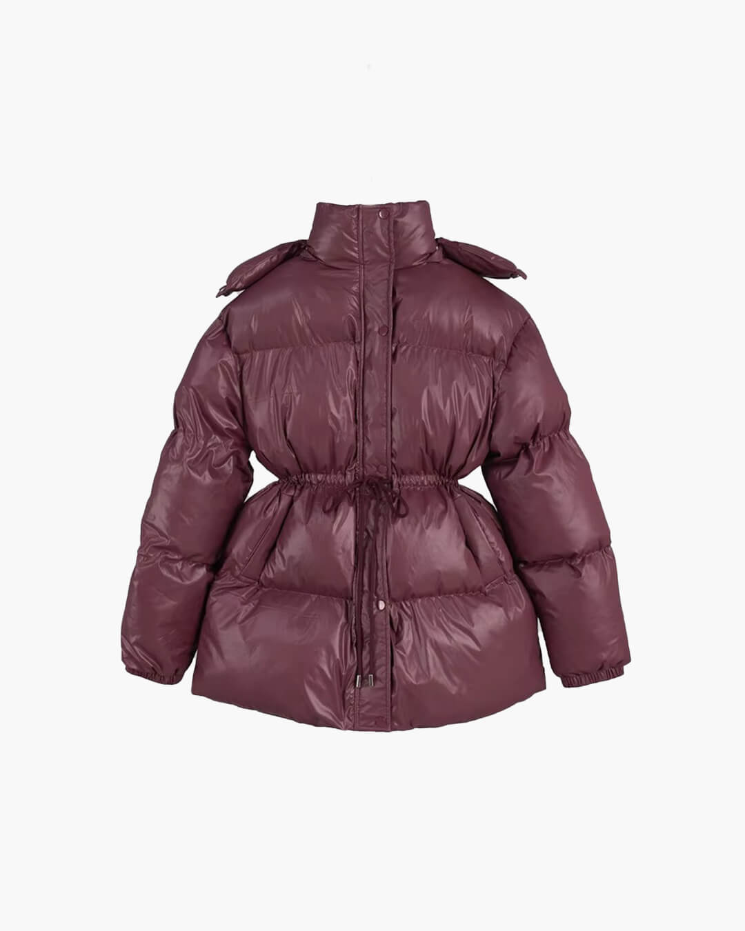 Manteau matelassé à capuche avec cordon de serrage Lorie