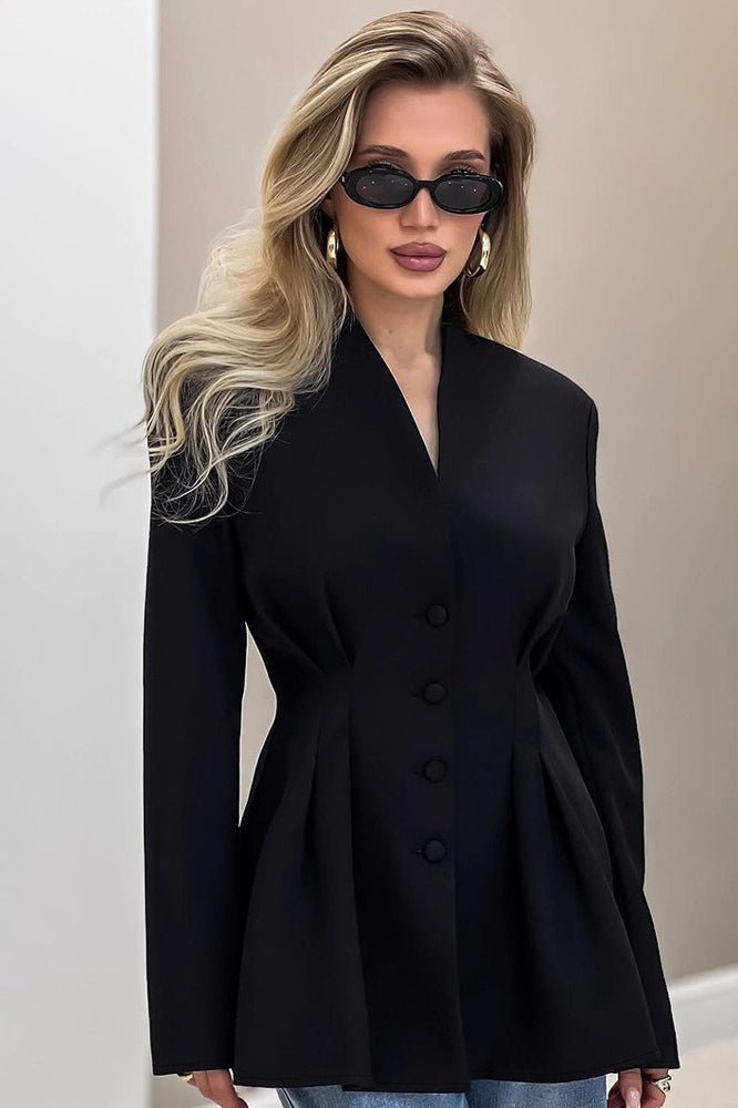 Blazer Margarita plissé