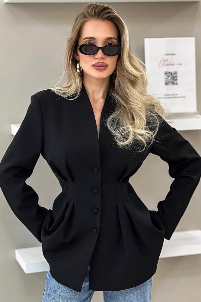 Blazer Margarita plissé