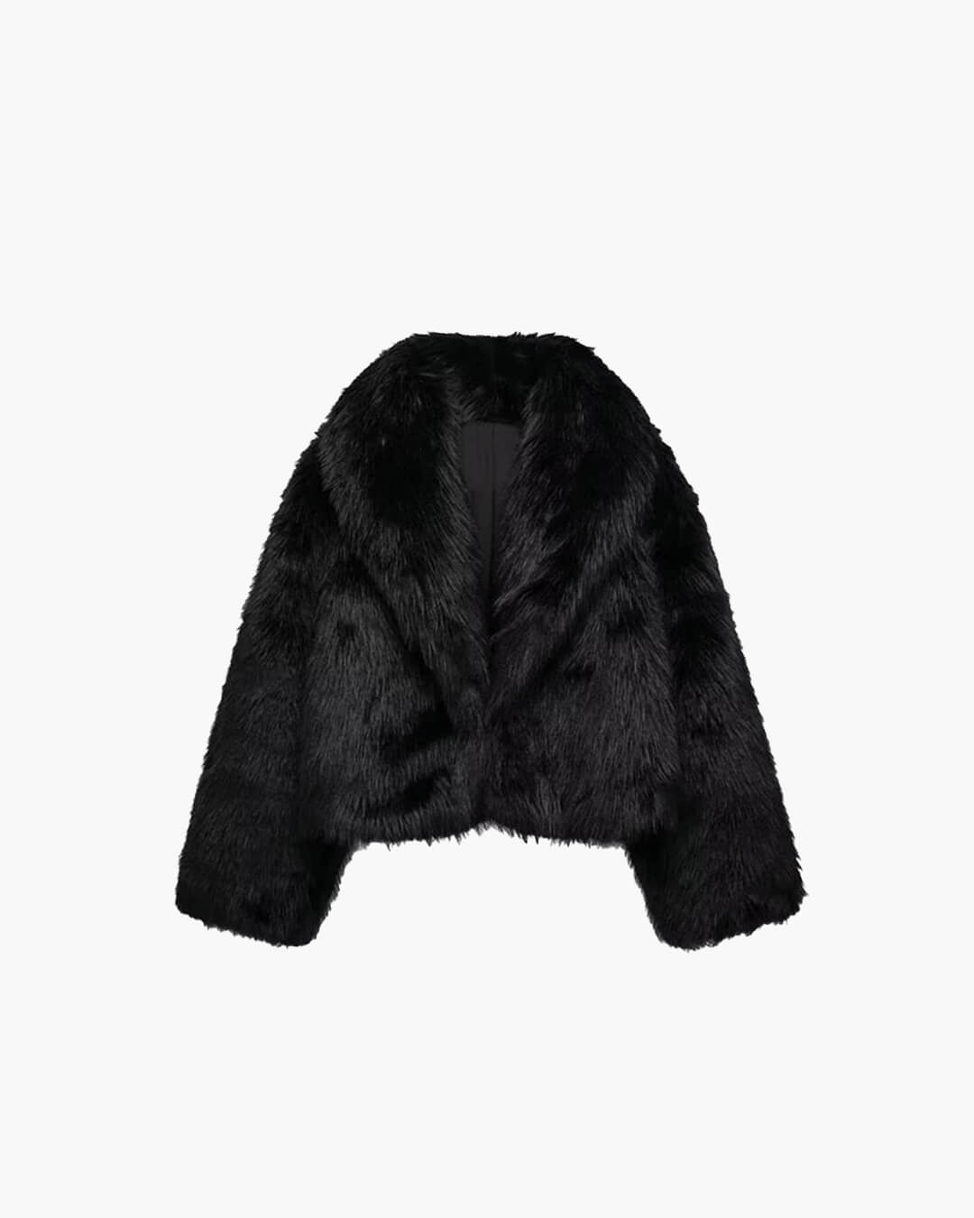 Manteau court en fausse fourrure Maris