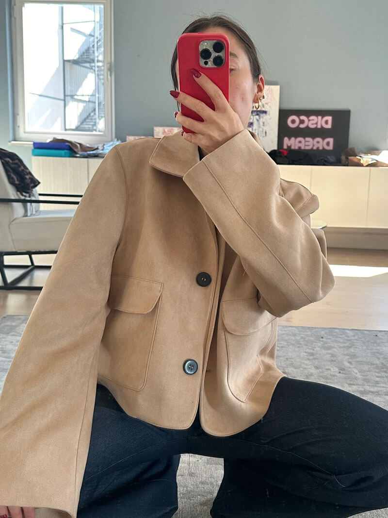 Veste en suédine Marissa