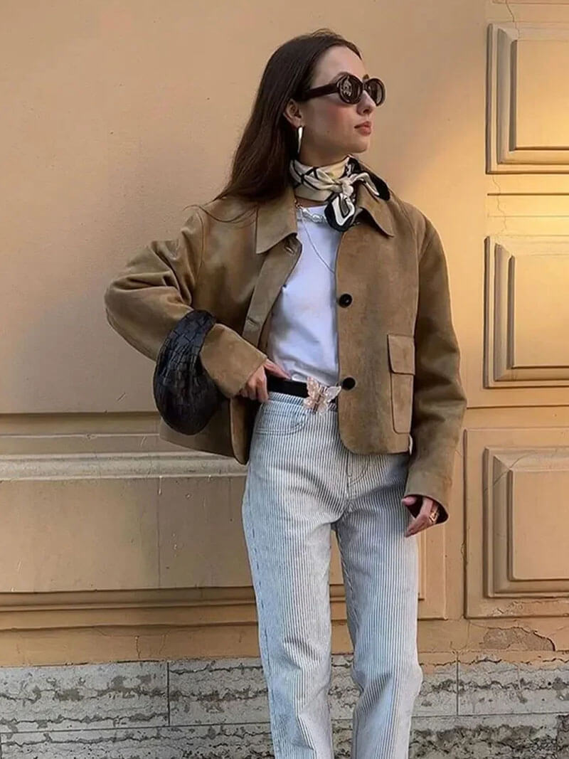 Veste en suédine Marissa