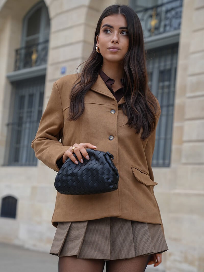 Veste Matilda en daim synthétique