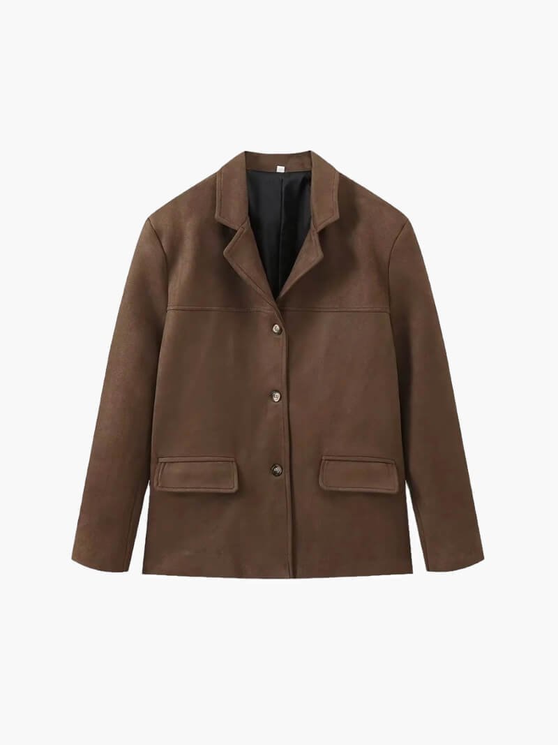 Veste Matilda en daim synthétique