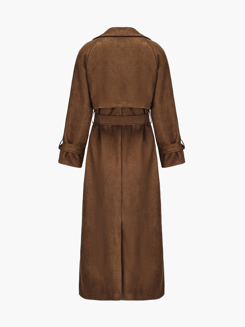 Trench Molly en daim synthétique