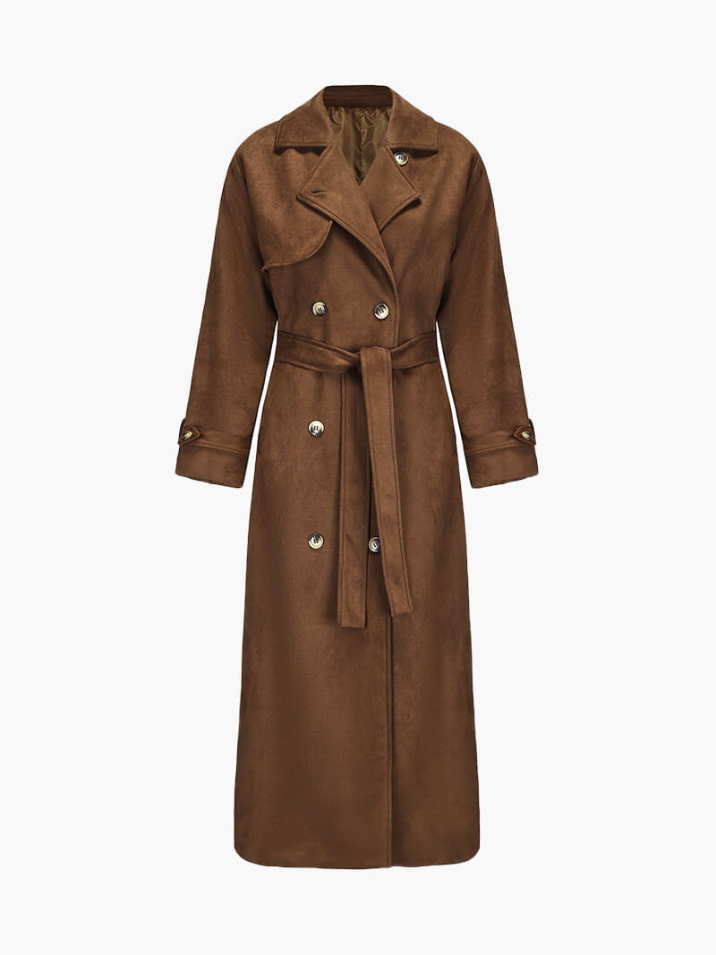 Trench Molly en daim synthétique
