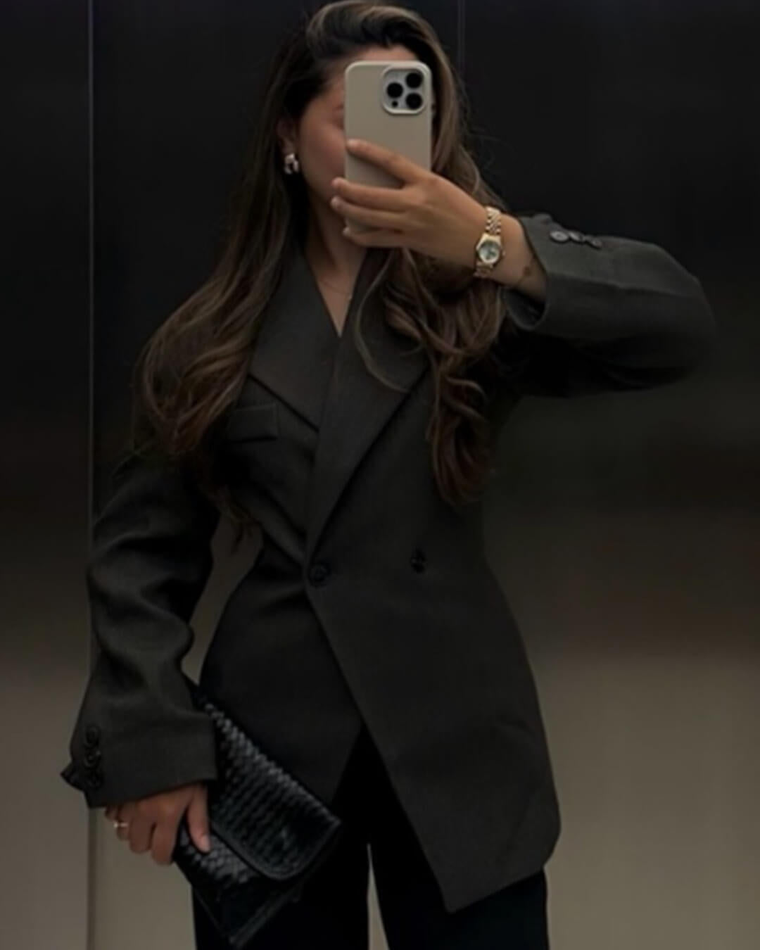 Blazer cintré Myrna à revers cranté