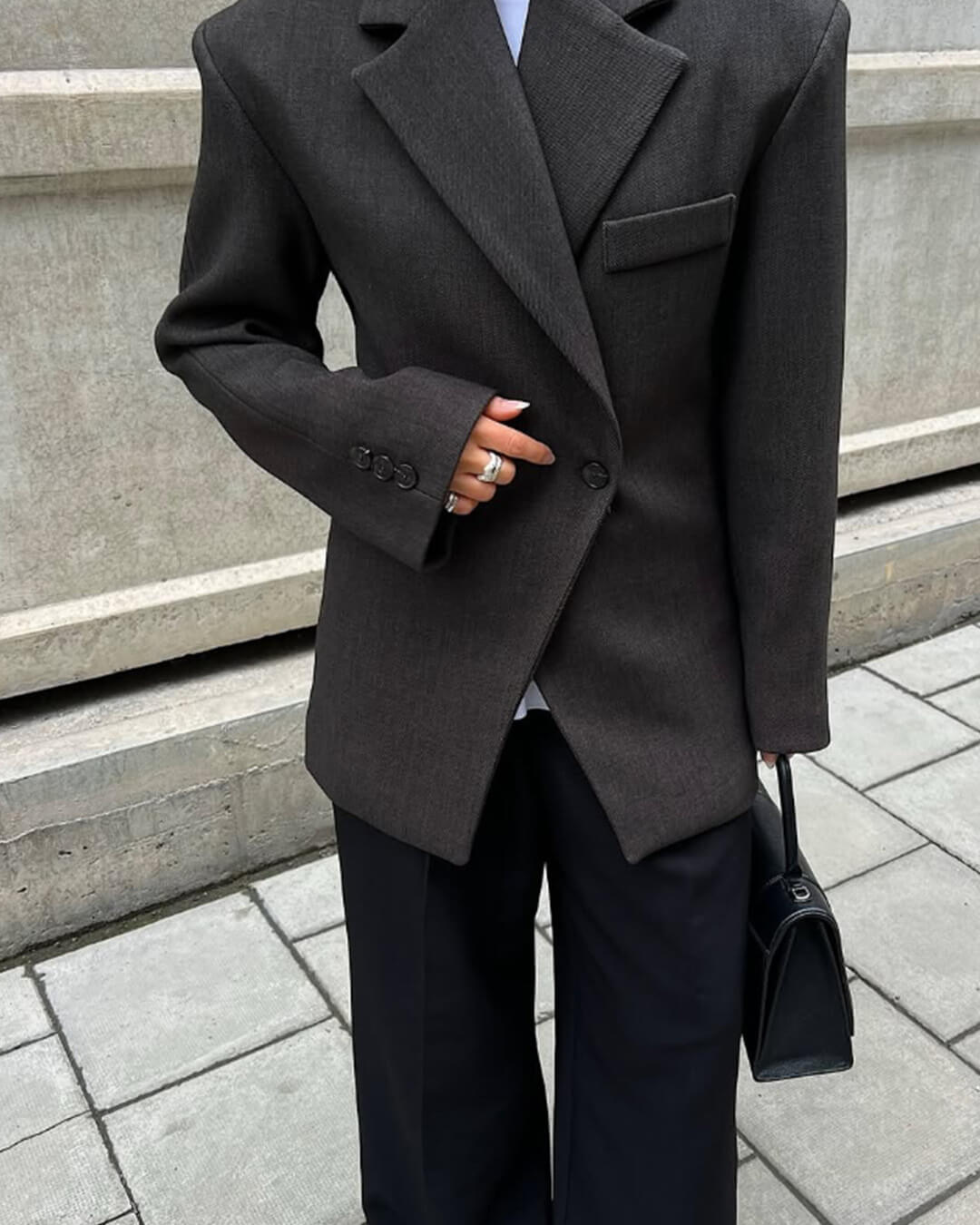 Blazer cintré Myrna à revers cranté