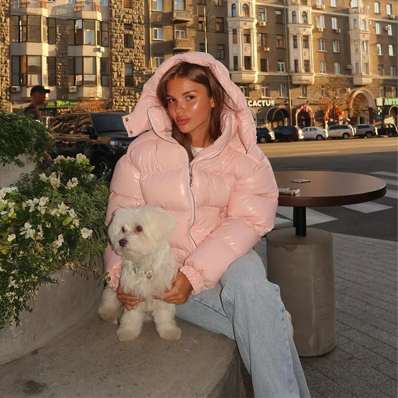 Nica Manteau matelassé à capuche