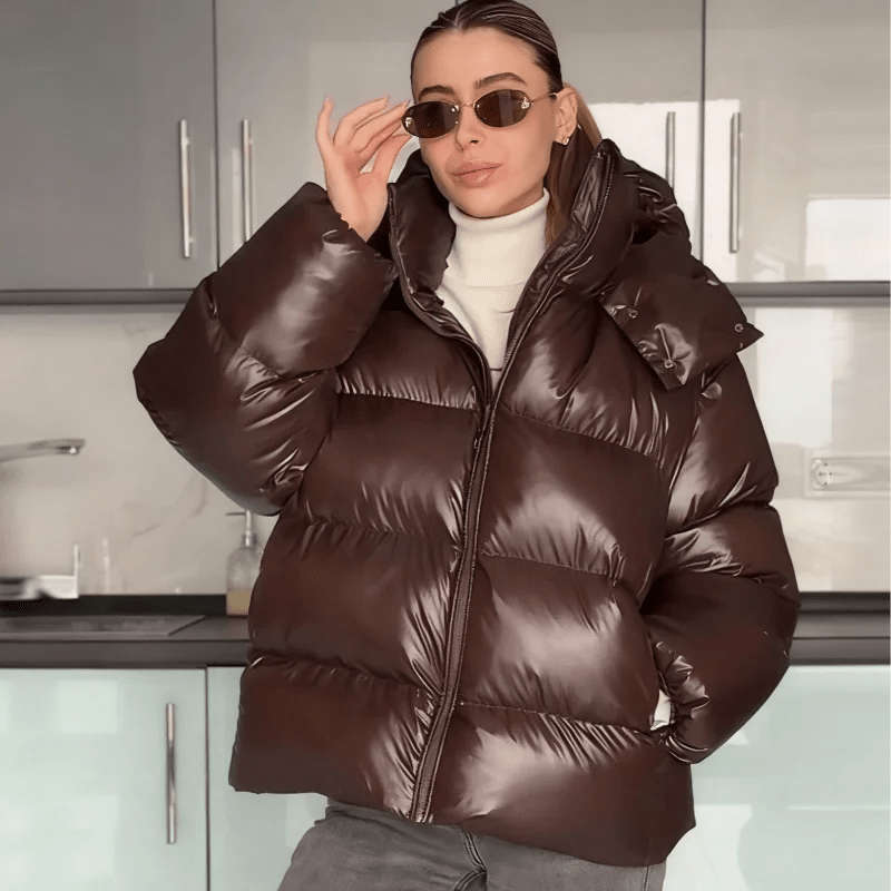 Nica Manteau matelassé à capuche