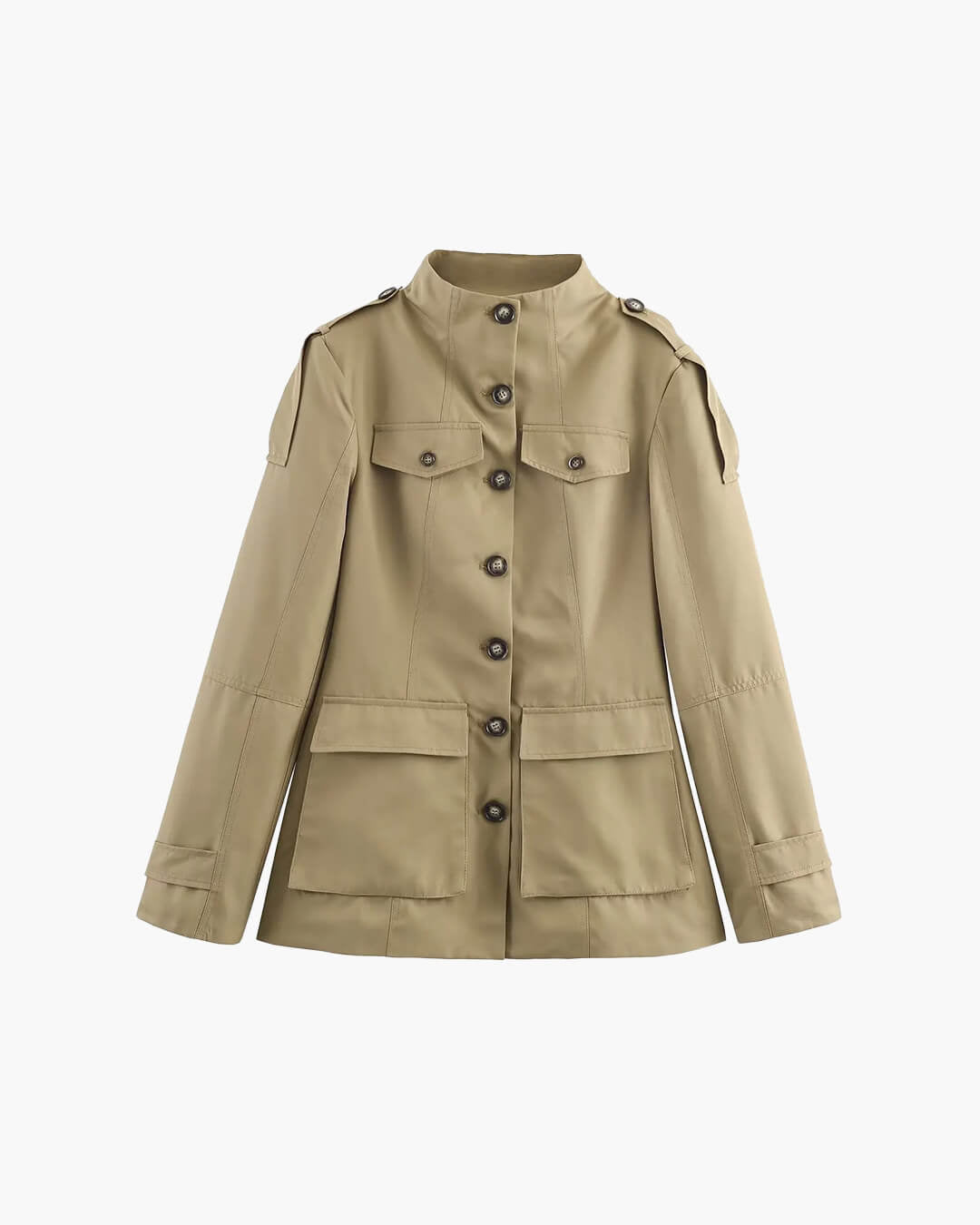 Veste cintrée à col montant Petunia