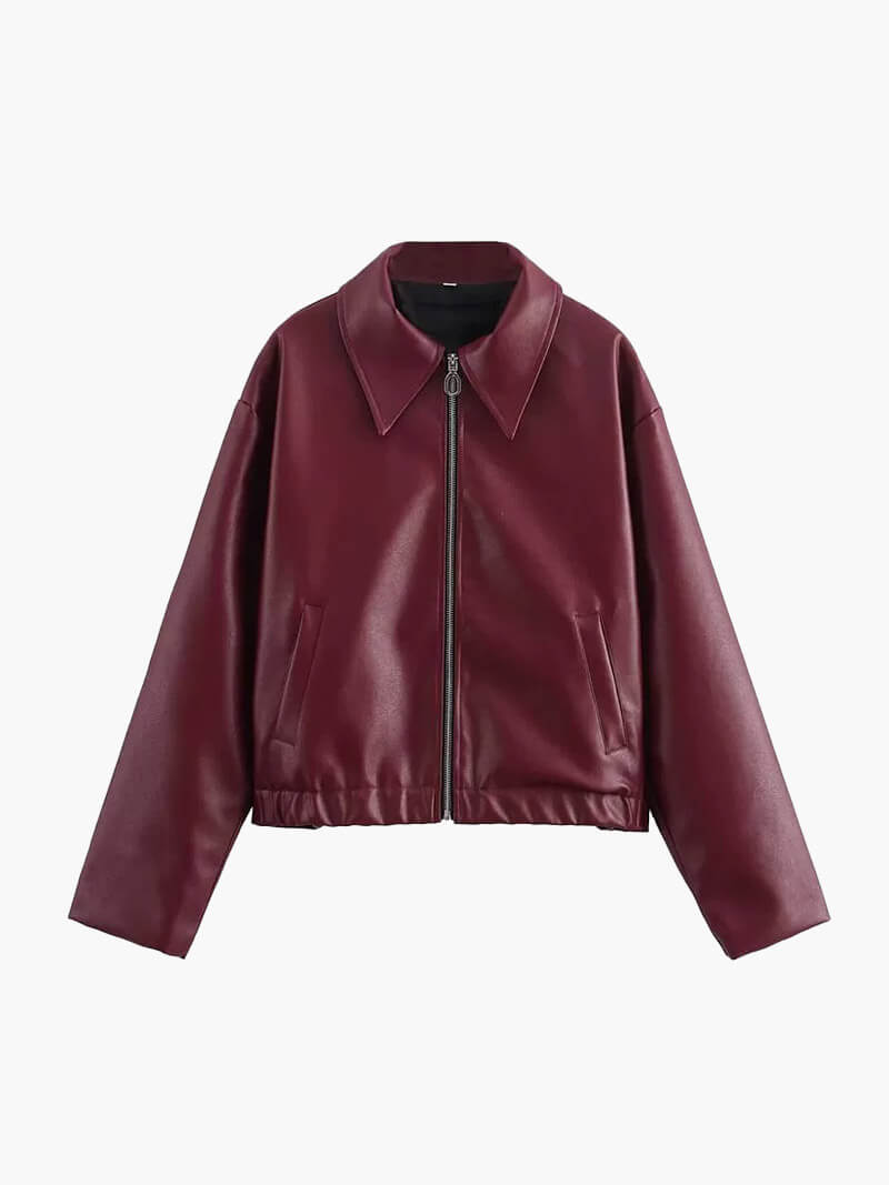 Veste en cuir Romy