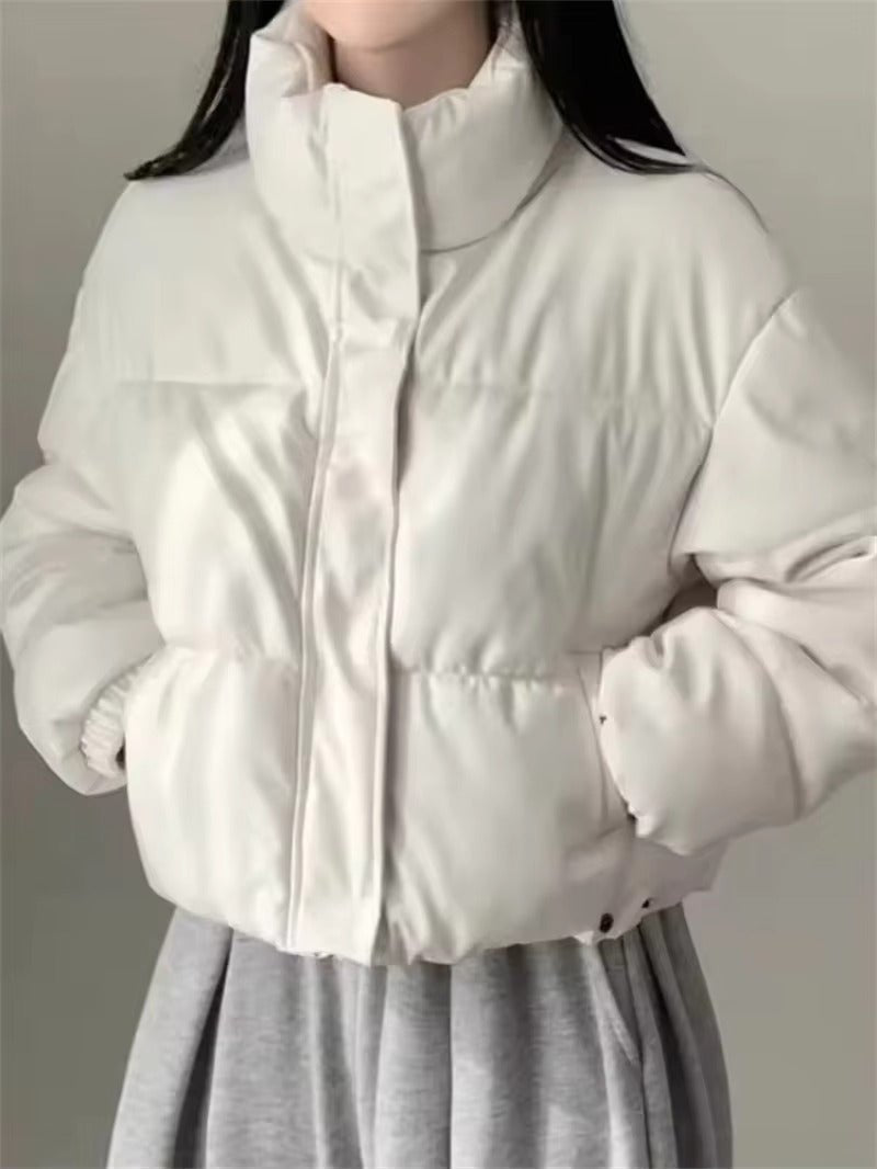 Veste matelassée en similicuir Samantha