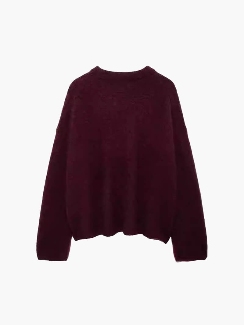 Pull Shiela bordeaux