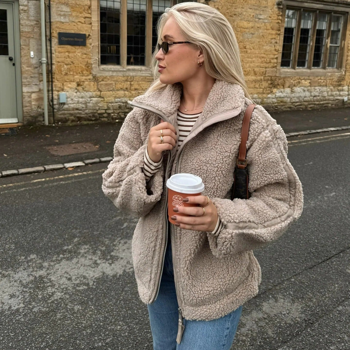 Veste teddy zippée Tidy