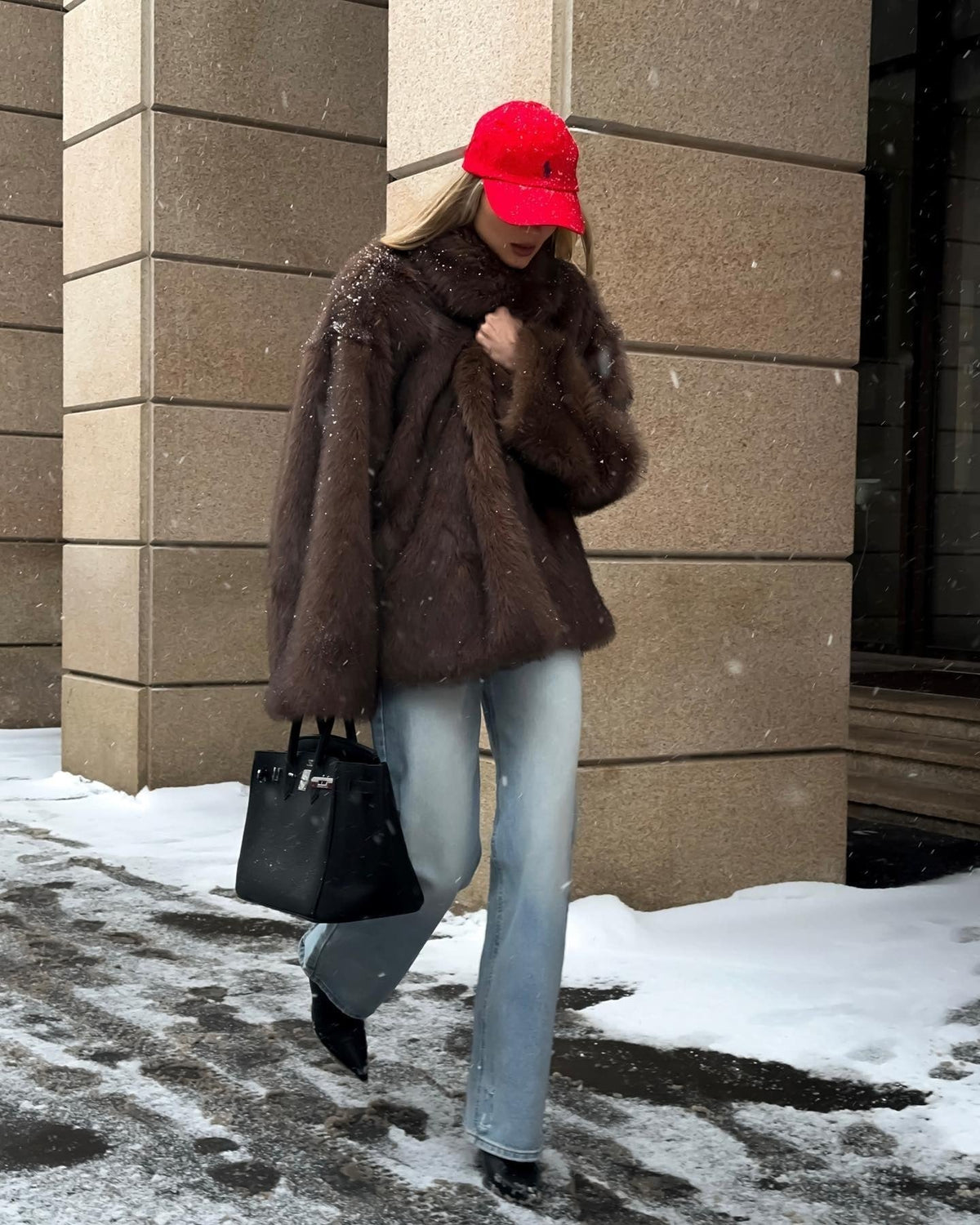 Manteau en fausse fourrure Tilda