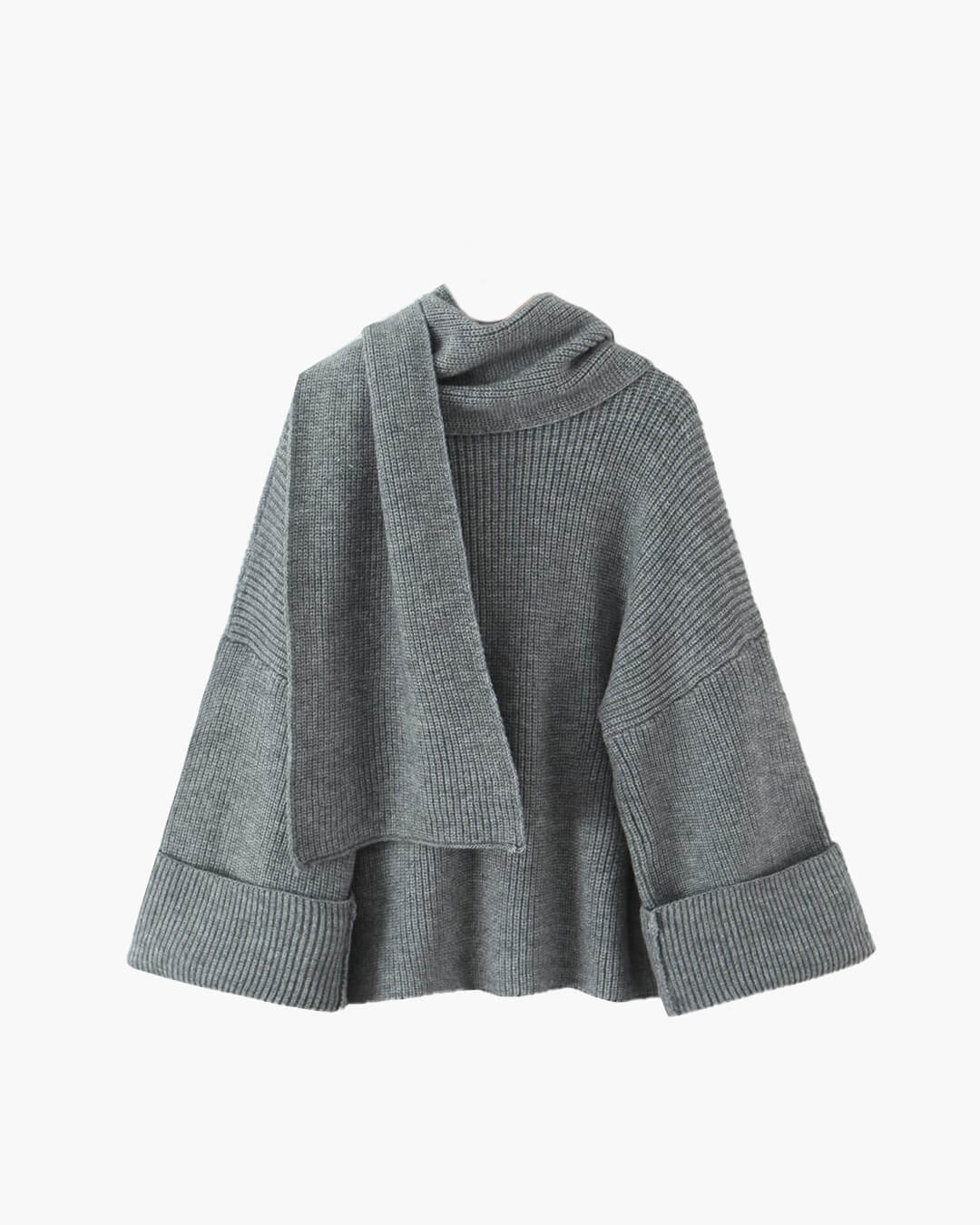 Xia pull en maille ample avec écharpe
