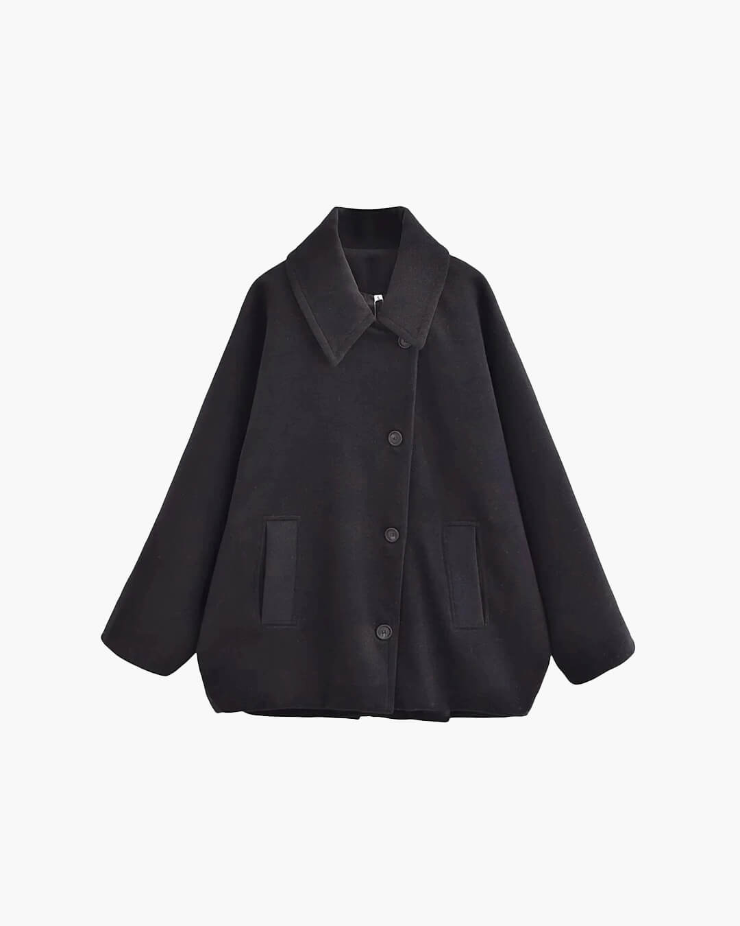 Manteau ample à col Yalena