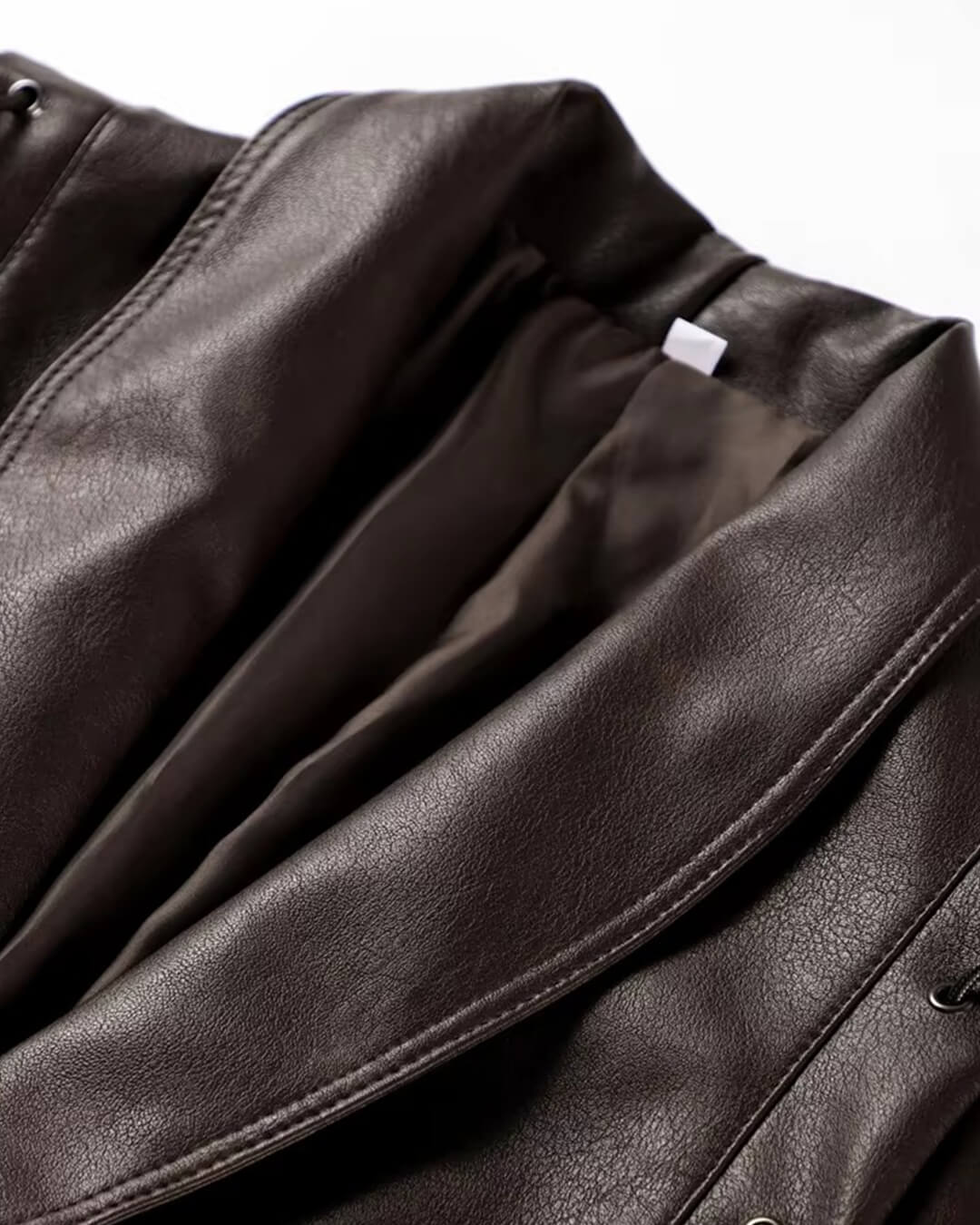 Veste en cuir style biker Zyra