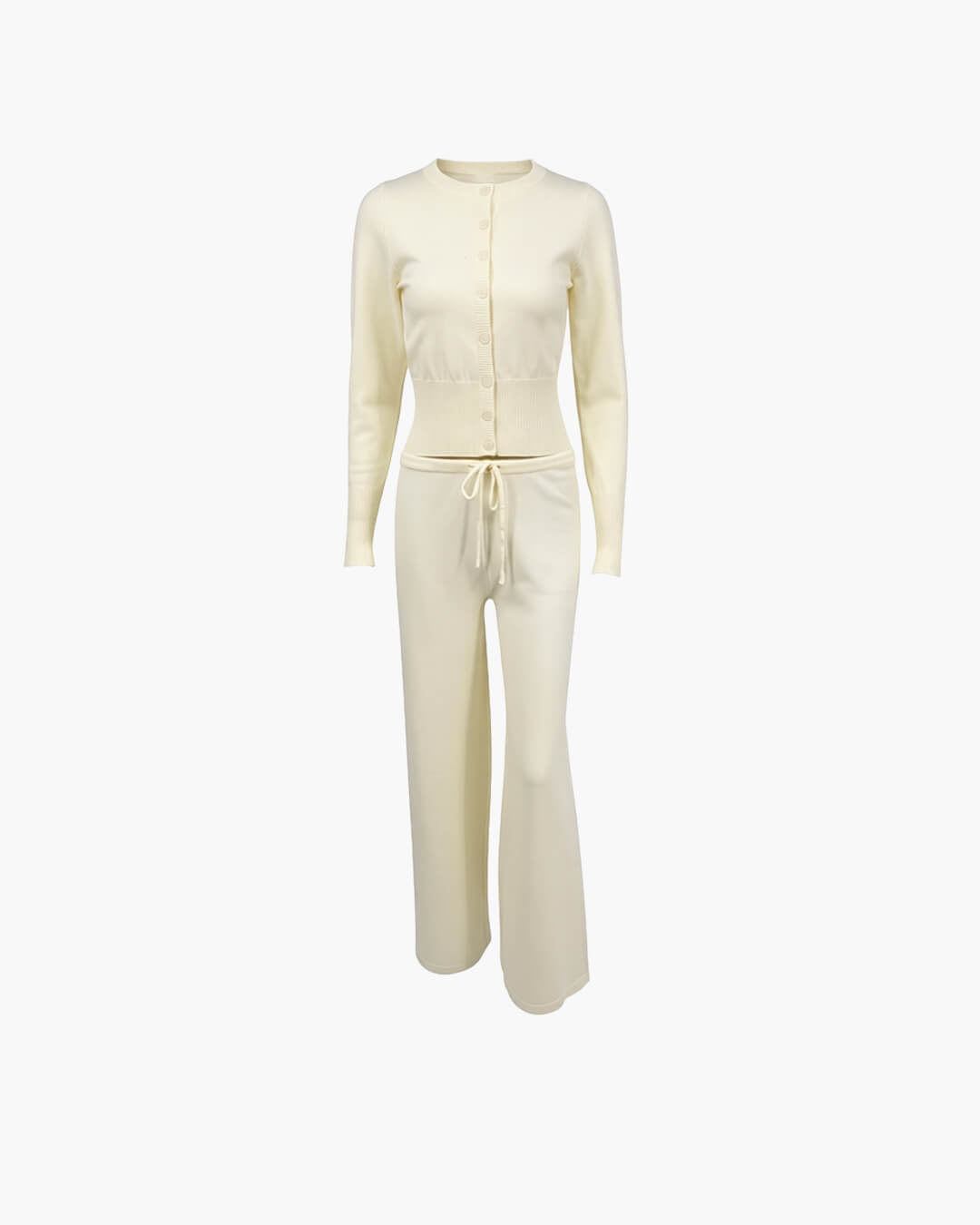 Ensemble cardigan en maille et pantalon Aimee