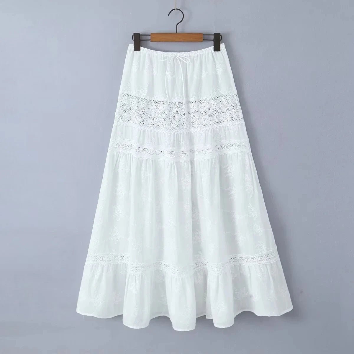 Ensemble Margot bohème, crop top et jupe maxi