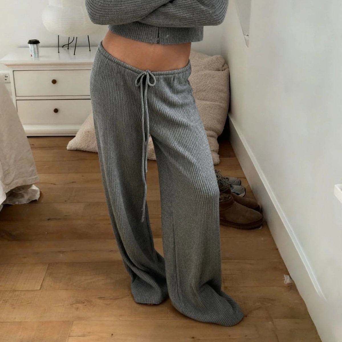 Pantalon Lorena en maille pour rester à la maison