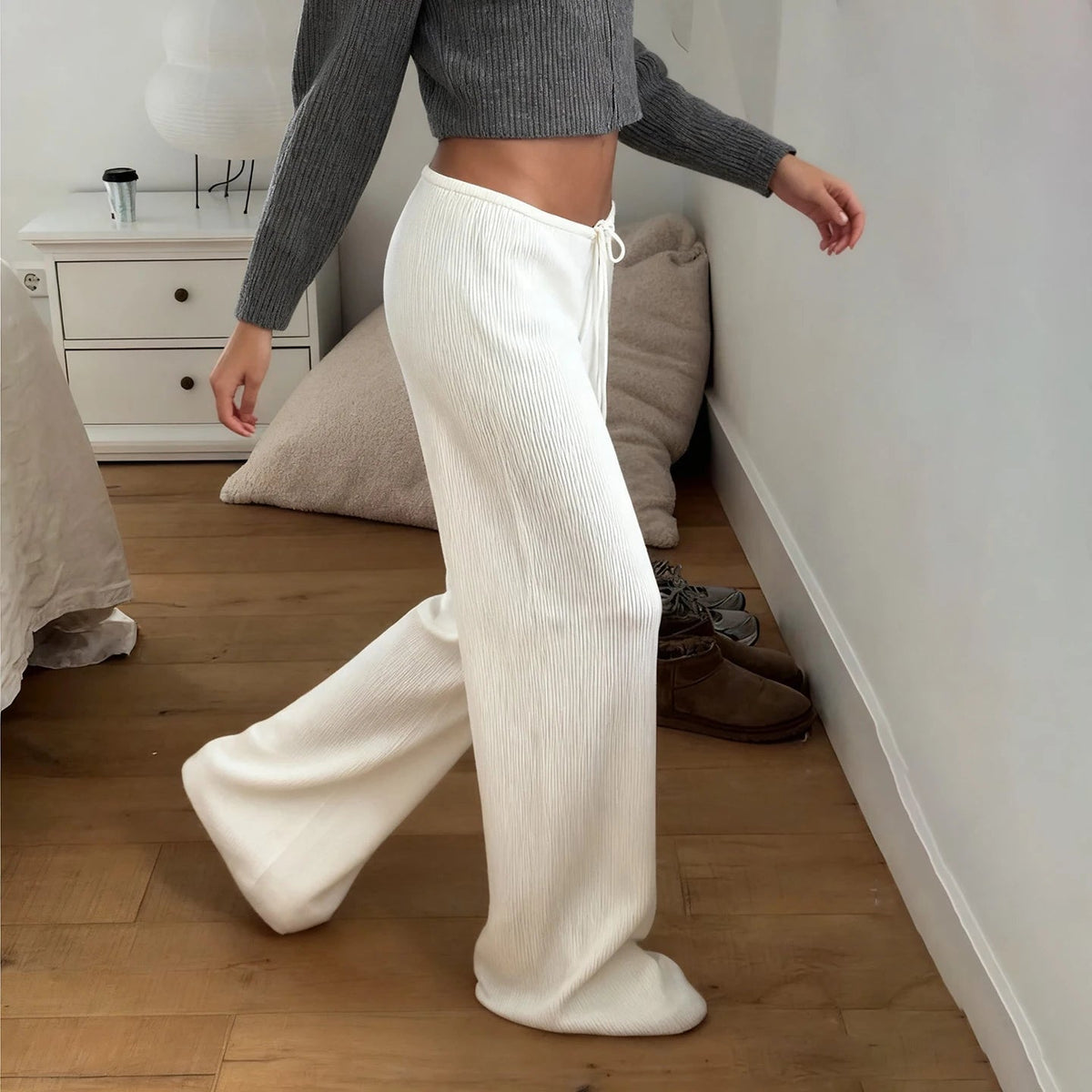 Pantalon Lorena en maille pour rester à la maison
