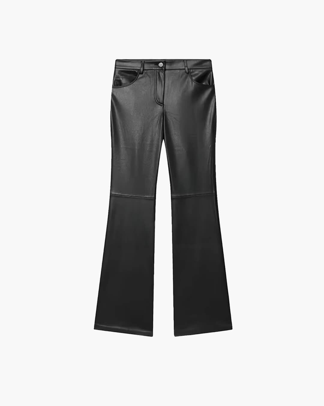 Pantalon évasé en similicuir Michelle