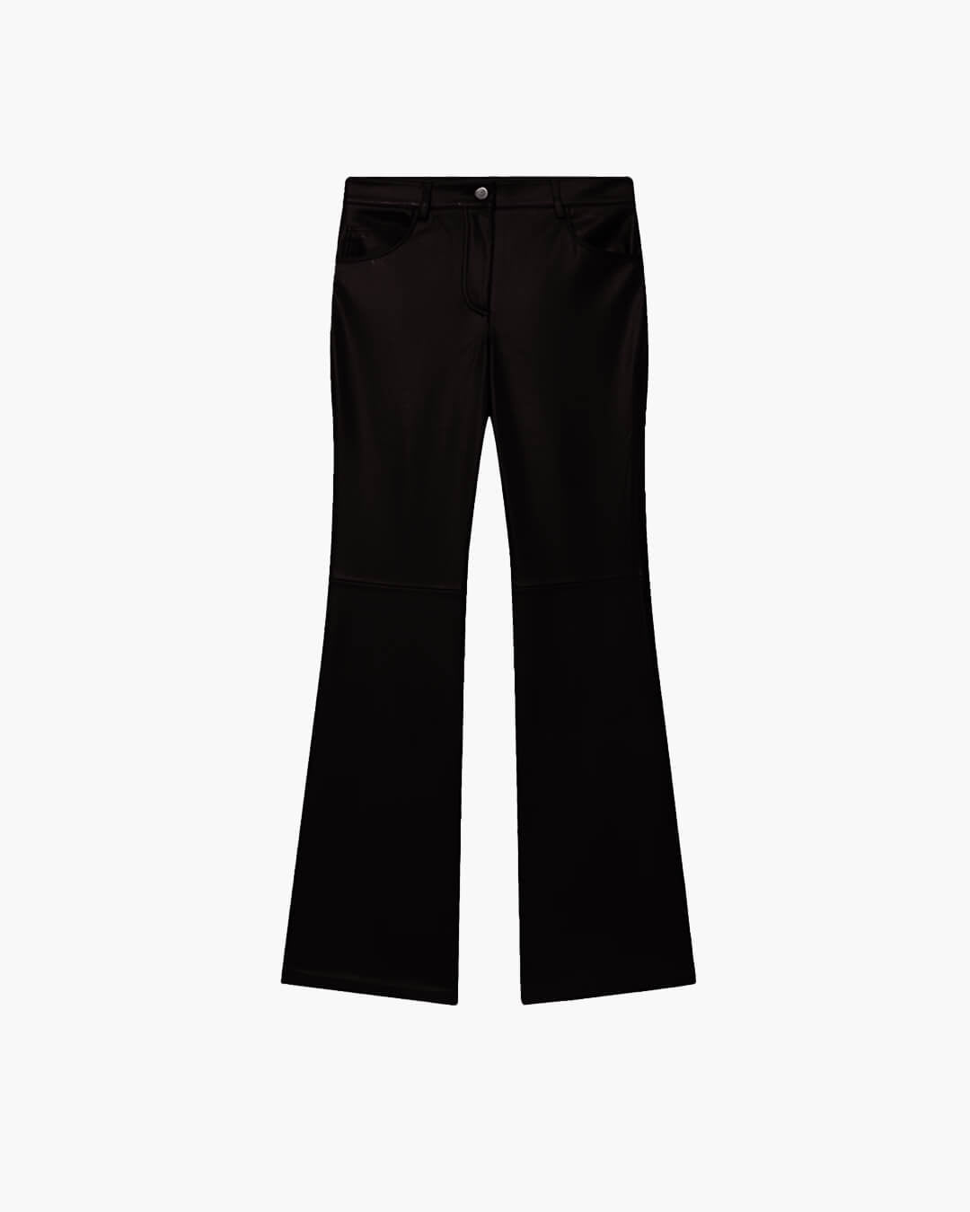 Pantalon évasé en similicuir Michelle