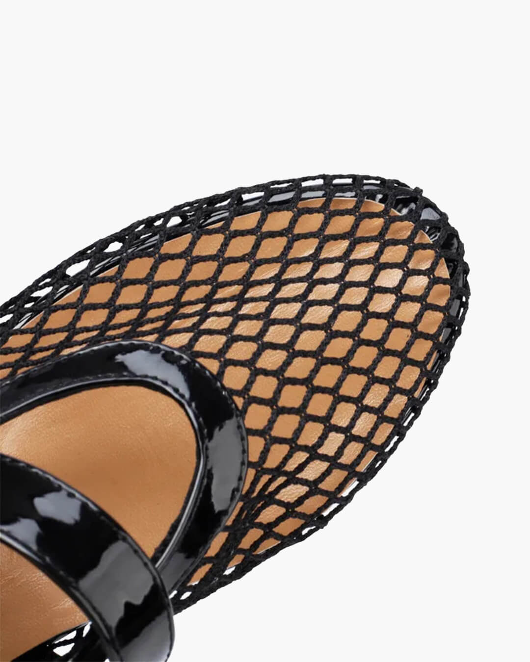 Bianca Ballerines à boucle et en résille