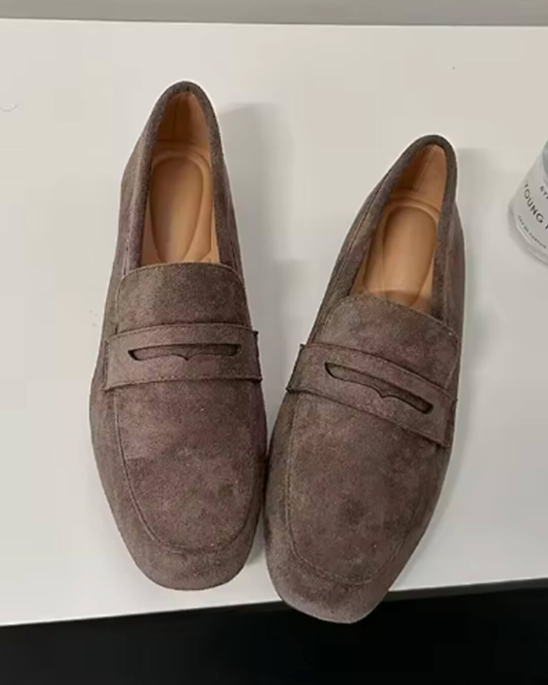 Adira mocassins en daim sans lacets