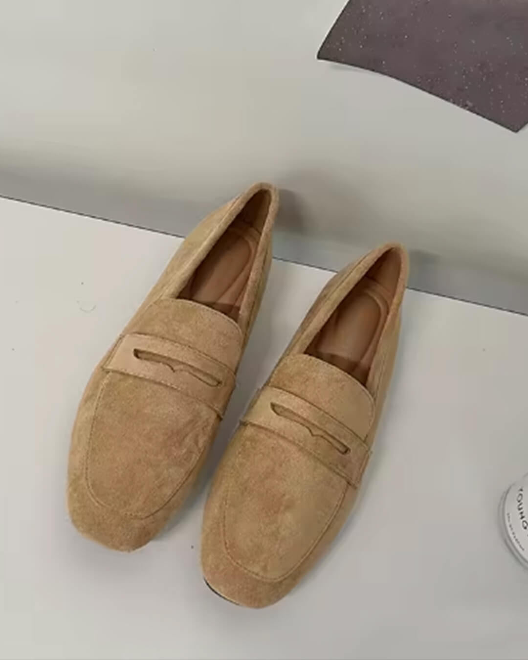 Adira mocassins en daim sans lacets