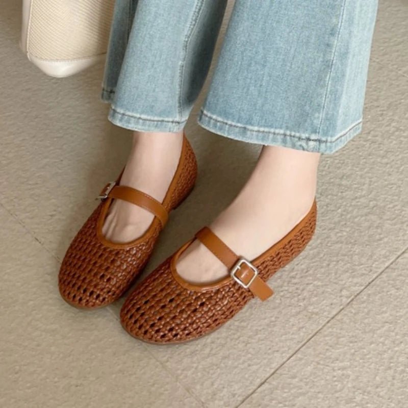 Emilia ballerines en maille