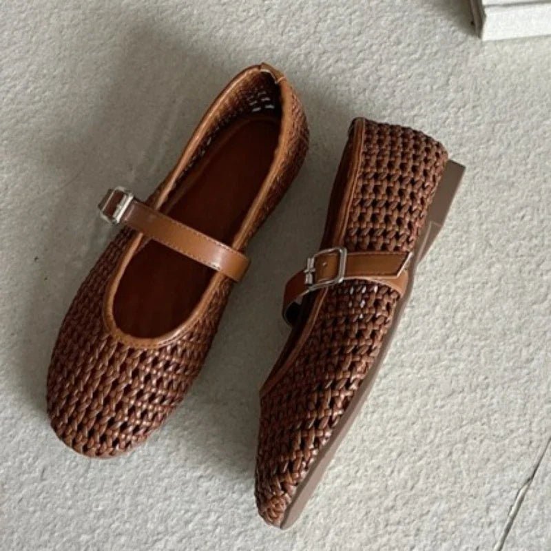Emilia ballerines en maille