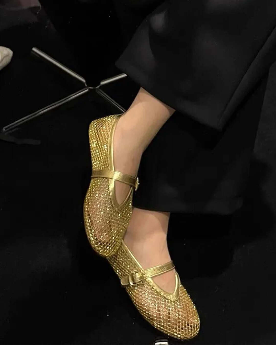 Ballerines en maille Elena