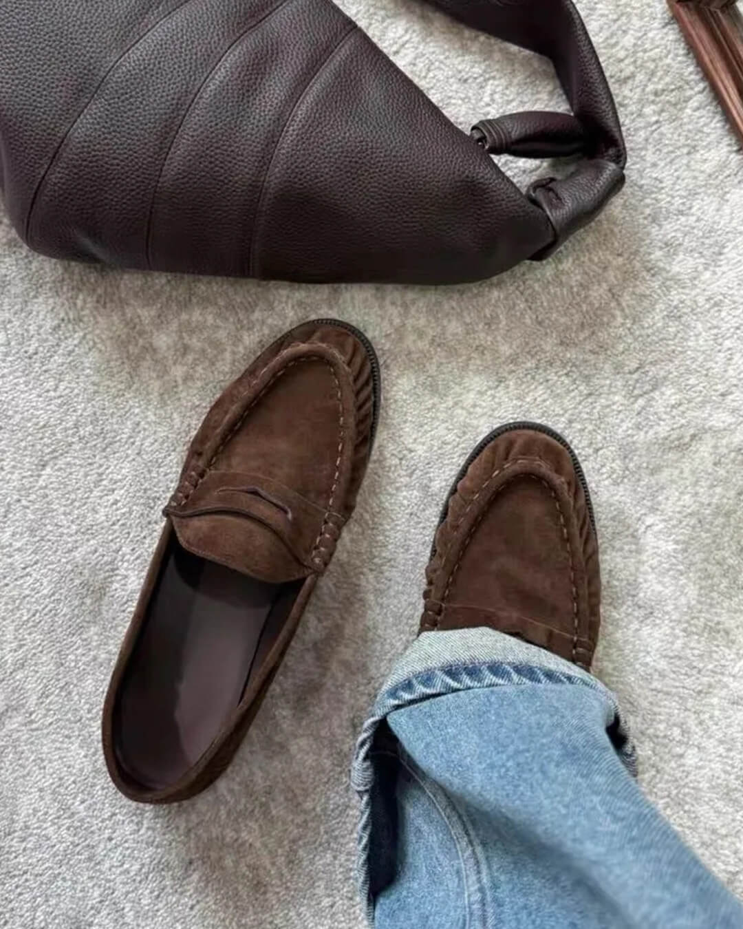 Mocassins à enfiler Fiona en simili cuir