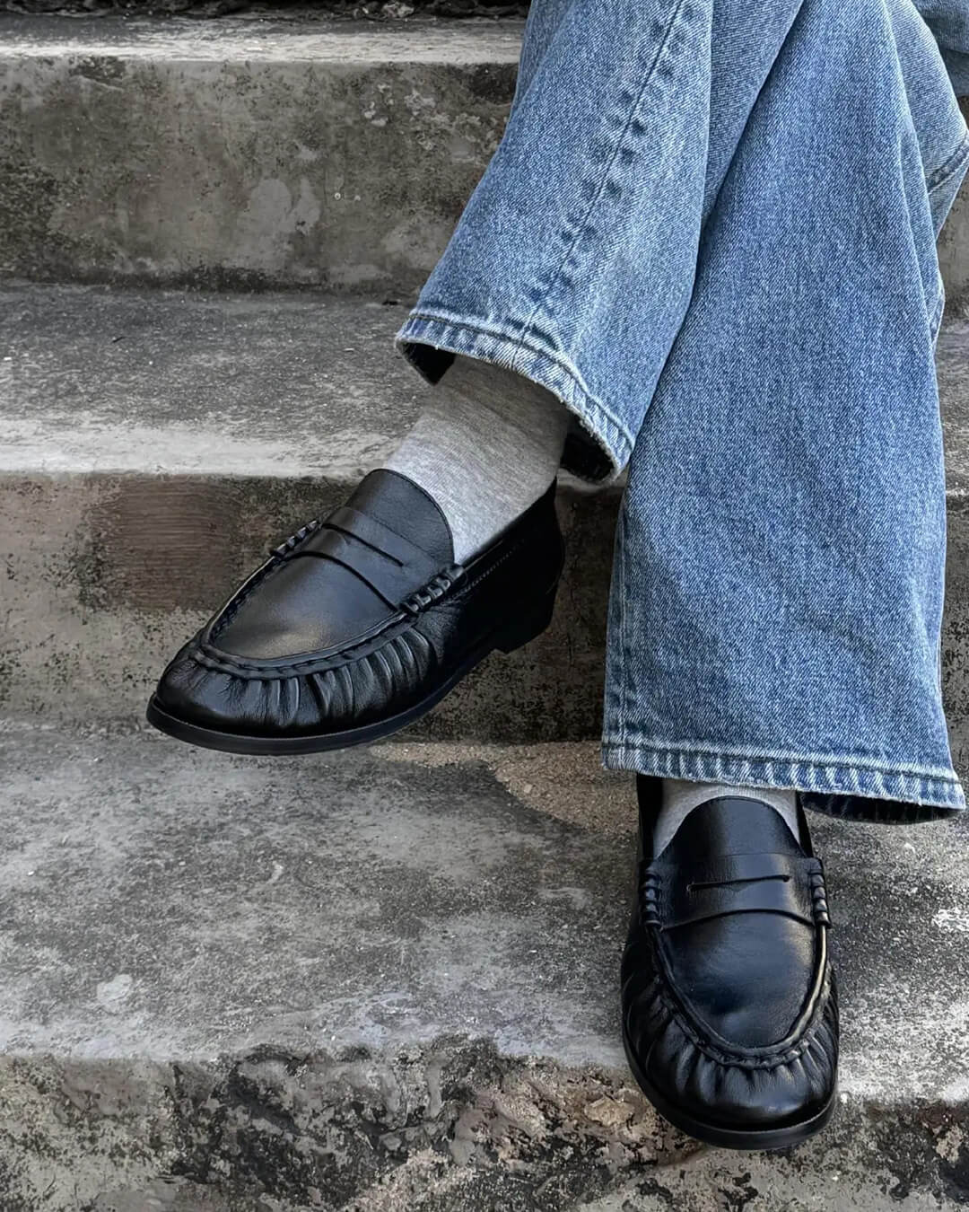 Mocassins à enfiler Fiona en simili cuir